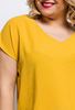 Immagine di PLUS SIZE YELLOW TOP WITH GOLD TRIM